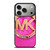 MICHAEL KORS MK LOGO PINK GOLD EMBLEM iPhone 17 Pro Case Cover