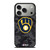 MILWAUKEE BREWERS BASEBALL BLACK CAMO iPhone 17 Pro Case Cover