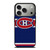 MONTREAL CANADIENS LOGO HOCKEY TEAM EMBORDERY iPhone 17 Pro Case Cover