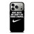 NIKE SWOOSH BANTER iPhone 17 Pro Case Cover