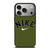 NIKE SWOOSH VINTAGE ARMY iPhone 17 Pro Case Cover