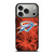 OKLAHOMA CITY THUNDERS BASKETBALL NBA FIRE iPhone 17 Pro Case Cover