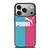 PUMA LOGO BLUE PINK ICON iPhone 17 Pro Case Cover