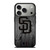 SAN DIEGO PADRES BASEBALL MLB WOOD LOGO iPhone 17 Pro Case Cover