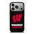 WISCONSIN BADGERS UNIVERSITY FOOTBALL iPhone 17 Pro Case Cover