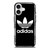 ADIDAS TREFOIL ROUND BLACK iPhone 17 Case Cover