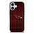 ARIZONA CARDINALS NFL METAL STRIPE iPhone 17 Case Cover
