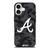 ATLANTA BRAVES BASEBALL BLACK CAMO iPhone 17 Case Cover