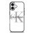 CALVIN KLEIN WHITE LOGO iPhone 17 Case Cover