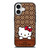 COACH NEW YORK LOGO HELLO KITTY BROWN iPhone 17 Case Cover