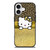 HELLO KITTY GOLD GLITTER LEOPARD iPhone 17 Case Cover
