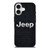 JEEP BLACK METAL LOGO iPhone 17 Case Cover