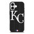 KANSAS CITY ROYALS BASEBALL BLACK iPhone 17 Case Cover
