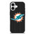 MIAMI DOLPHINS FOOTBALL TEXT iPhone 17 Case Cover