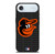 BALTIMORE ORIOLES BASEBALL BLACK iPhone Air Case Cover