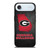 GEORGIA BULLDOGS SYMBOL METAL iPhone Air Case Cover
