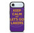 KEEP CALM AND GO LAKERS iPhone Air Case Cover