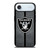 LAS VEGAS RAIDERS NFL METAL STRIPE iPhone Air Case Cover