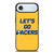 LETS GO INDIANA PACERS NBA BASKETBALL iPhone Air Case Cover