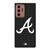 ATLANTA BRAVES BASEBALL BLACK Samsung Galaxy Note 20 Ultra Case Cover ATLANTA BRAVES BASEBALL BLACK Samsung Galaxy Note 20 Ultra Case Cover