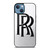 ROLLS ROYCE METAL LOGO iPhone 13 Case Cover