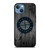 SEATTLE MARINERS BASEBALL MLB WOOD LOGO iPhone 13 Case Cover