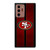 SAN FRANCISCO 49ERS NFL METAL STRIPE Samsung Galaxy Note 20 Ultra Case Cover