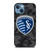 SPORTING KANSAS CITY MLS BLACK CAMO iPhone 13 Case Cover