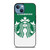 STARBUCKS COFFEE LOGO GREEN iPhone 13 Case Cover