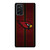 ARIZONA CARDINALS NFL METAL STRIPE Samsung Galaxy Note 20 Case Cover
