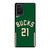 JRUE HOLIDAY MILWAUKEE BUCKS NIKE NBA 2021-22 Samsung Galaxy Note 20 Case Cover