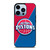 DETROIT PISTONS NBA BASKETBALL LOGO iPhone 13 Pro Max Case Cover