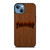 THRASHER SKATEBOARD WOODEN LOGO iPhone 13 Case Cover