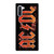 ACDC ROCK BAND RUSTY Samsung Galaxy Note 10 Case Cover