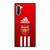 ARSENAL FC ADIDAS STRIPES Samsung Galaxy Note 10 Case Cover