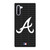 ATLANTA BRAVES BASEBALL BLACK Samsung Galaxy Note 10 Case Cover ATLANTA BRAVES BASEBALL BLACK Samsung Galaxy Note 10 Case Cover