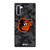 BALTIMORE ORIOLES BASEBALL BLACK CAMO Samsung Galaxy Note 10 Case Cover