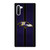 BALTIMORE RAVENS NFL METAL STRIPE Samsung Galaxy Note 10 Case Cover