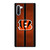 CINCINNATI BENGALS NFL METAL STRIPE Samsung Galaxy Note 10 Case Cover