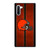 CLEVELAND BROWNS NFL METAL STRIPE Samsung Galaxy Note 10 Case Cover
