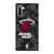 MIAMI HEAT BLACK CAMO Samsung Galaxy Note 10 Case Cover
