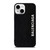 BALENCIAGA LEATHER BLACK iPhone 13 Mini Case Cover