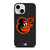BALTIMORE ORIOLES BASEBALL BLACK iPhone 13 Mini Case Cover
