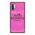 HERMES PARIS PINK LEATHER Samsung Galaxy Note 10 Plus Case Cover