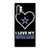 I LOVE MY DALLAS COWBOYS FOOTBALL NFL Samsung Galaxy Note 10 Plus Case Cover