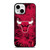 CHICAGO BULLS BASKETBALL NBA FIRE iPhone 13 Mini Case Cover