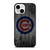CHICAGO CUBS BASEBALL MLB WOOD LOGO iPhone 13 Mini Case Cover