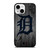 DETROIT TIGERS BASEBALL MLB WOOD LOGO iPhone 13 Mini Case Cover