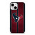 HOUSTON TEXANS NFL METAL STRIPE iPhone 13 Mini Case Cover