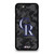 COLORADO ROCKIES BASEBALL BLACK CAMO iPhone SE 2020 Case Cover